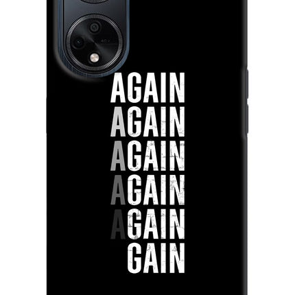 Again Again Gain Oppo F23 Hard Case Back Cover by Casekaro