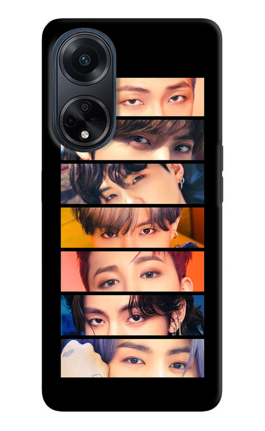 BTS Eyes Oppo F23 Hard Case Back Cover by Casekaro