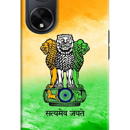 Satyamev Jayate Flag Oppo F23 Hard Case Back Cover by Casekaro