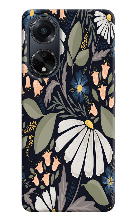 Flowers Art Oppo F23 Hard Case Back Cover by Casekaro