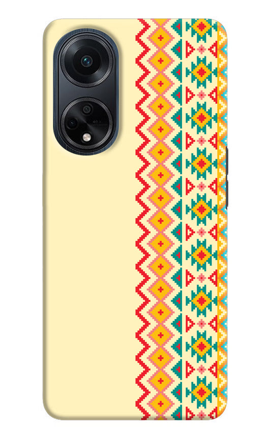 Ethnic Seamless Oppo F23 Hard Case Back Cover by Casekaro