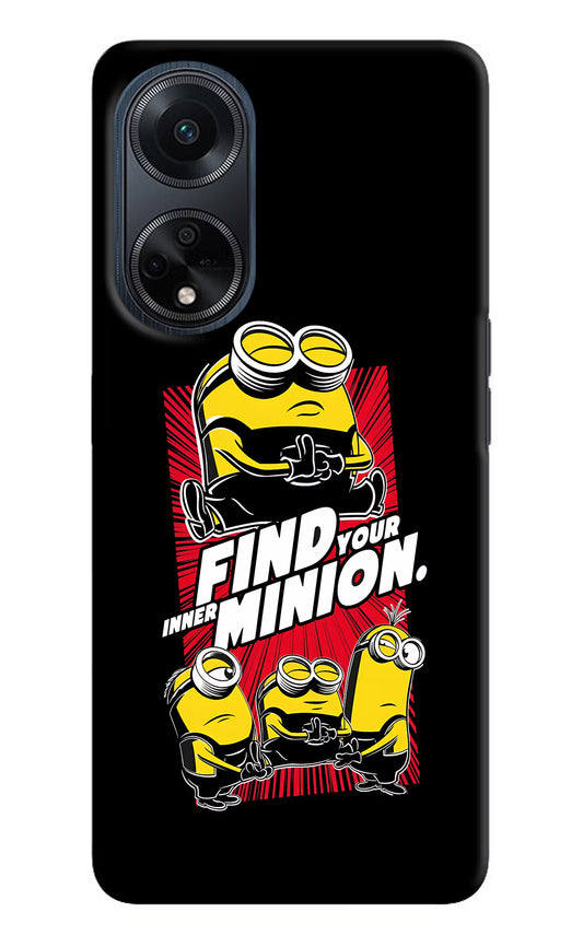 Find your inner Minion Oppo F23 Hard Case Back Cover by Casekaro