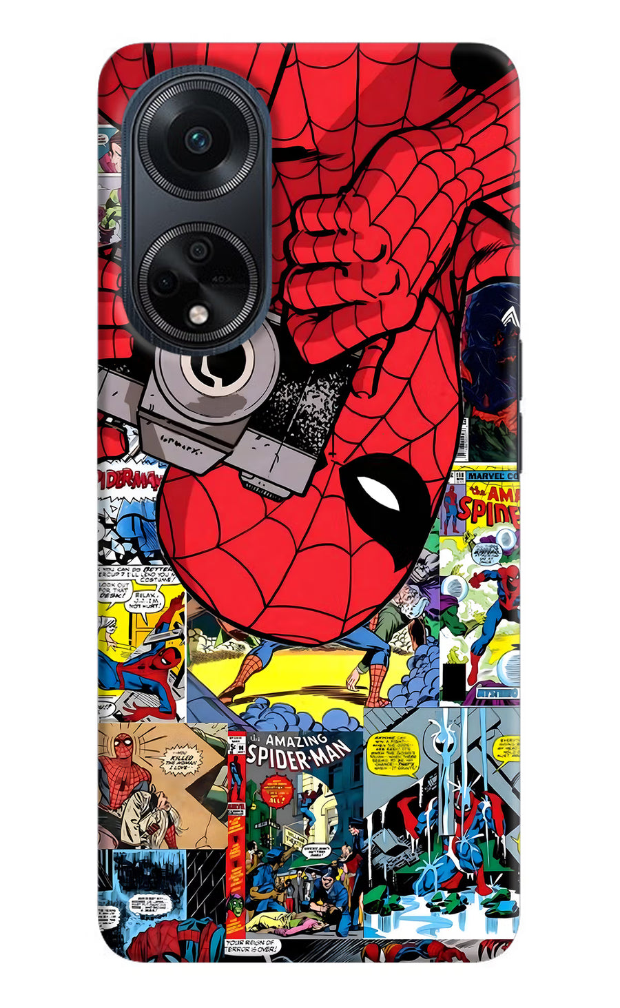 Spider Man Oppo F23 Back Cover, Hard case