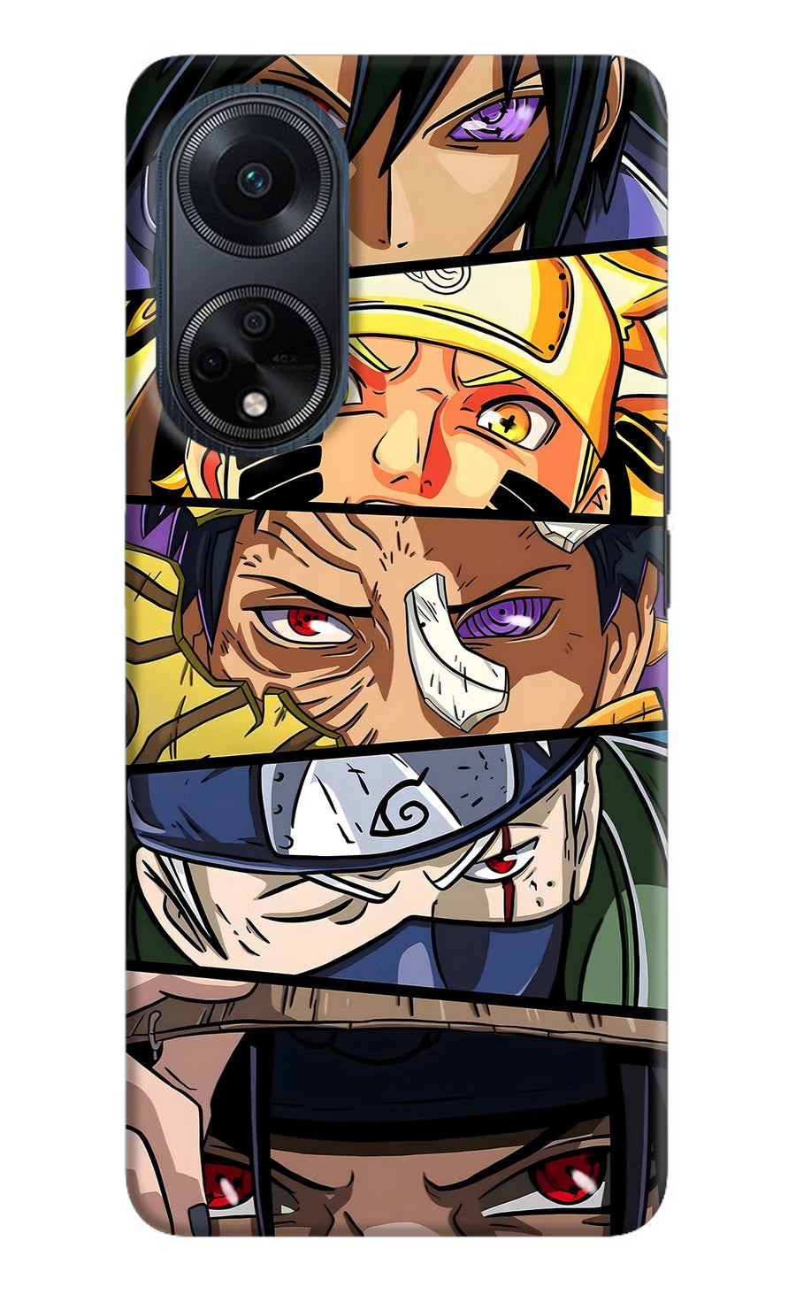 Naruto Character Oppo F23 Back Cover, Hard case