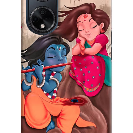 Radhe Krishna Oppo F23 Hard Case Back Cover by Casekaro