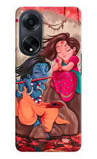 Radhe Krishna Oppo F23 Hard Case Back Cover by Casekaro
