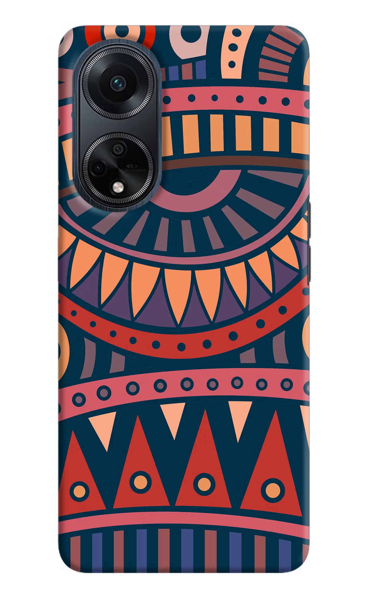 African Culture Design Oppo F23 Hard Case Back Cover by Casekaro