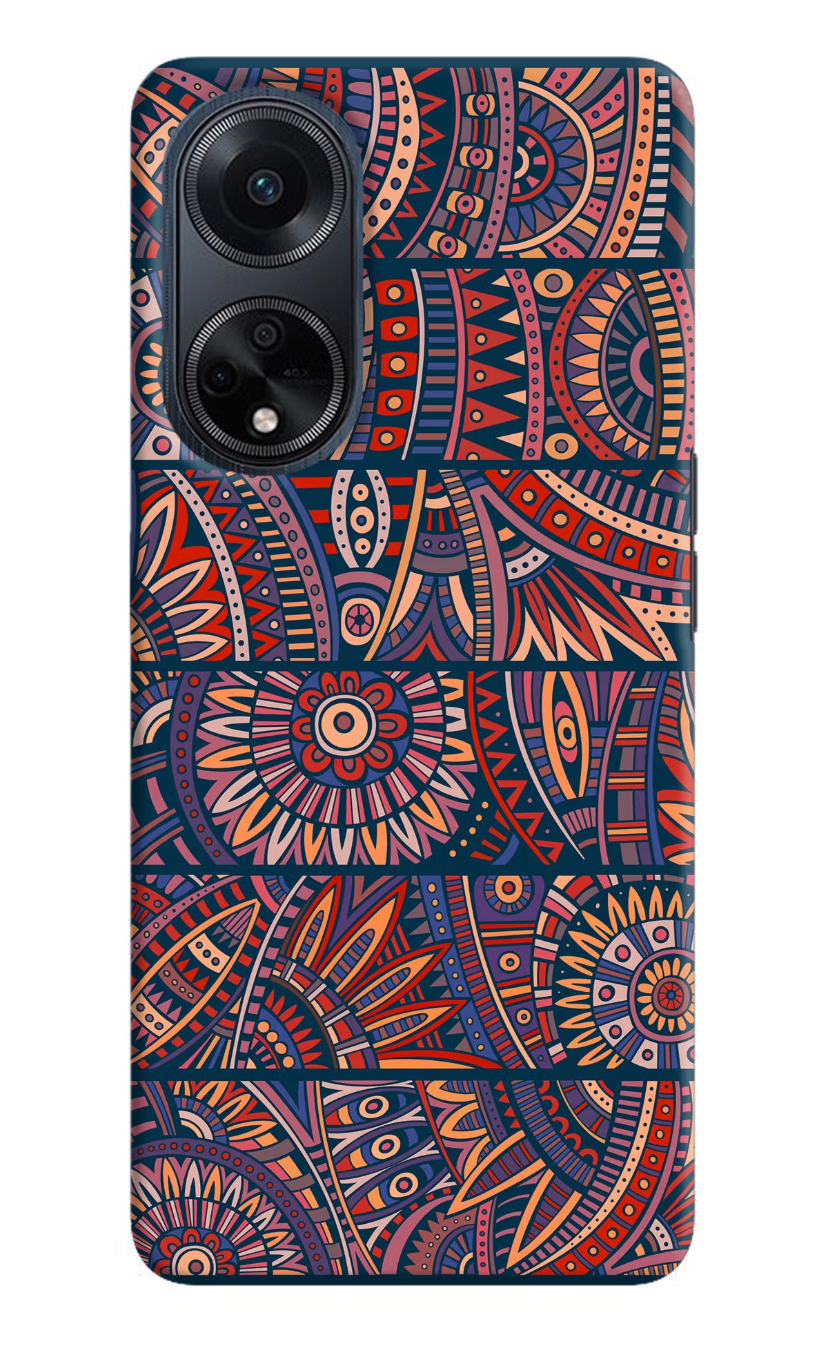 African Culture Design Oppo F23 Hard Case Back Cover by Casekaro