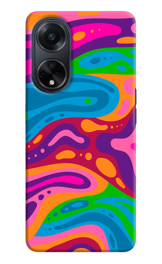 Trippy Pattern Oppo F23 Hard Case Back Cover by Casekaro