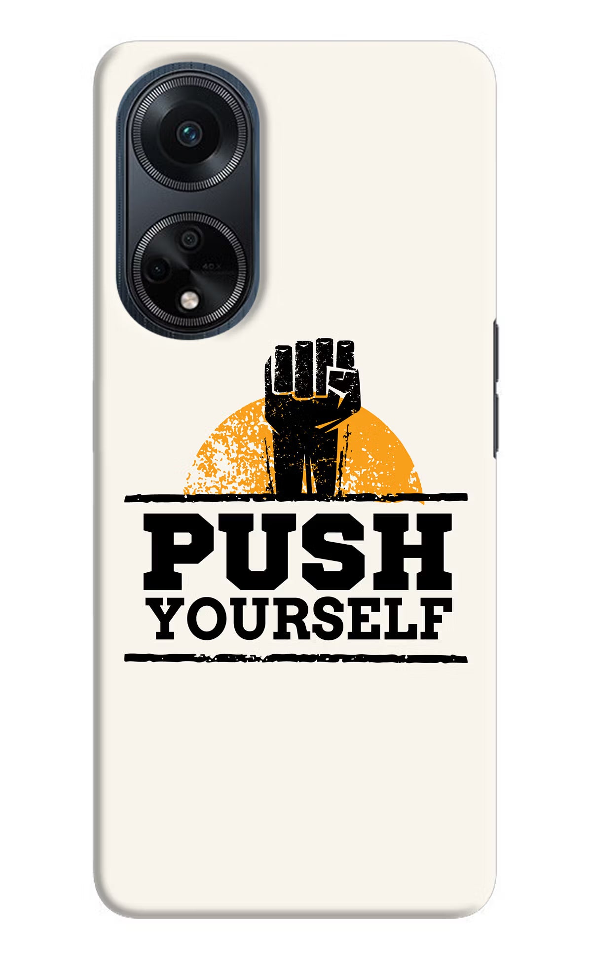 Push Yourself Oppo F23 Hard Case Back Cover by Casekaro
