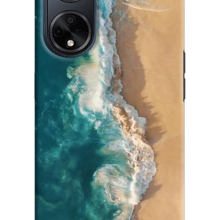 Ocean Beach Oppo F23 Hard Case Back Cover by Casekaro