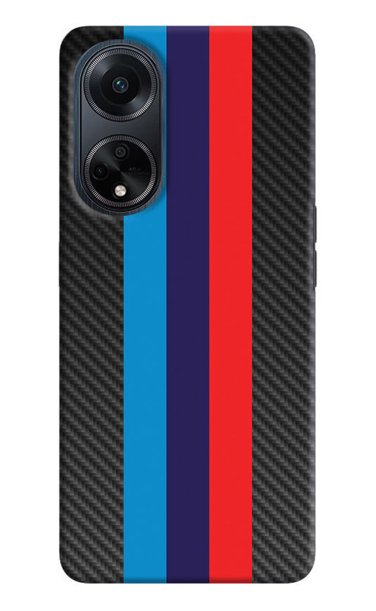 BMW Stripes Pattern Oppo F23 Hard Case Back Cover by Casekaro