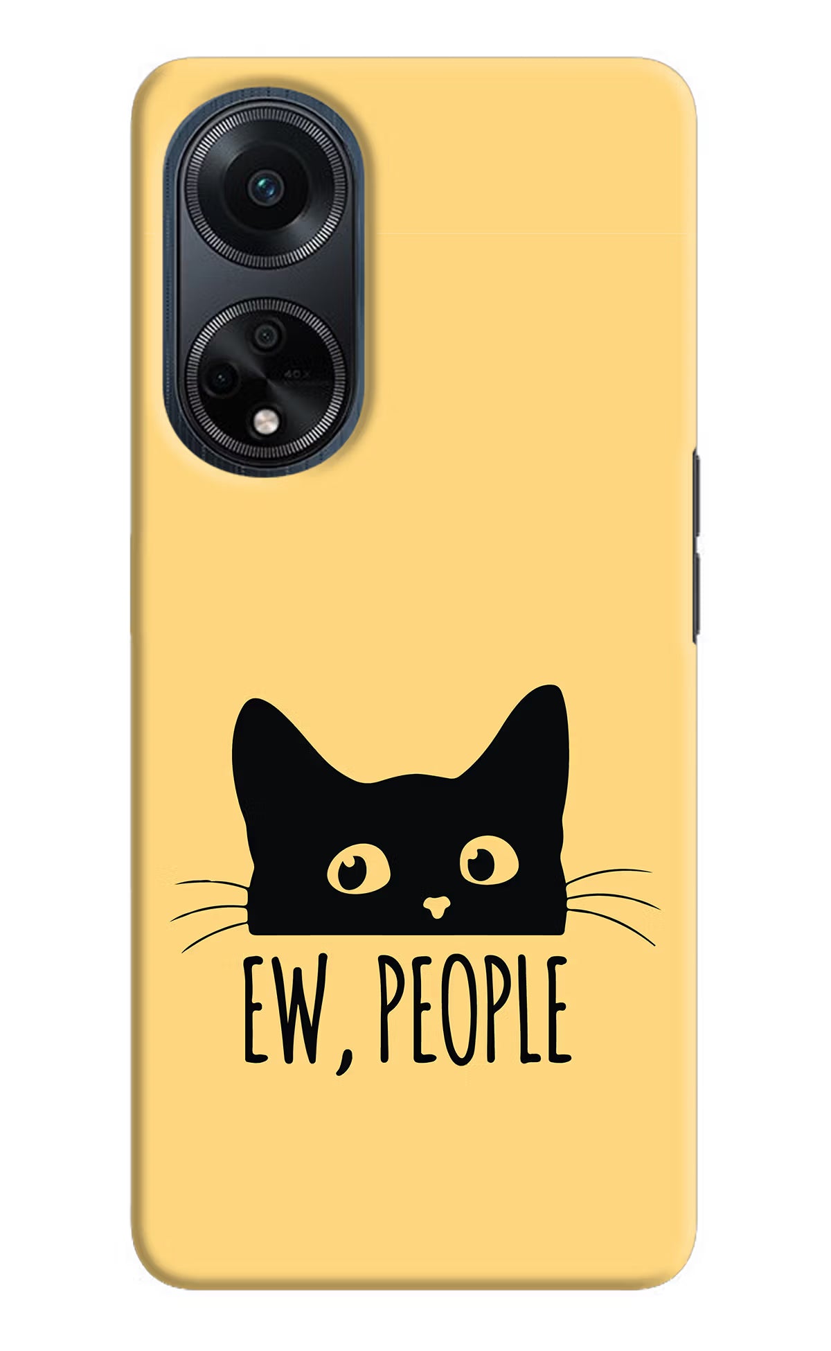 Ew People Catitude Oppo F23 Hard Case Back Cover by Casekaro