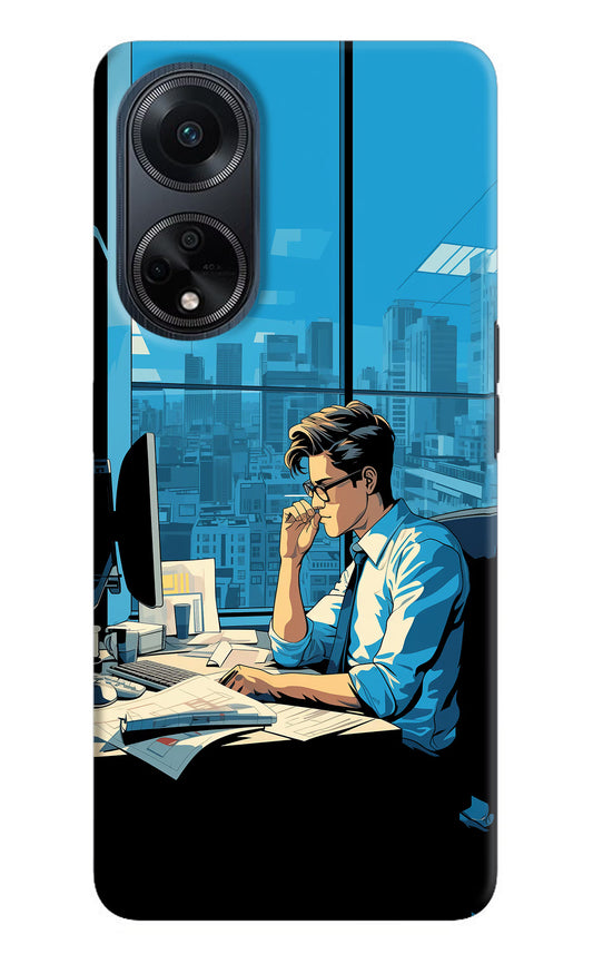 Focused Hustler (AI Generated) Oppo F23 Hard Case Back Cover by Casekaro