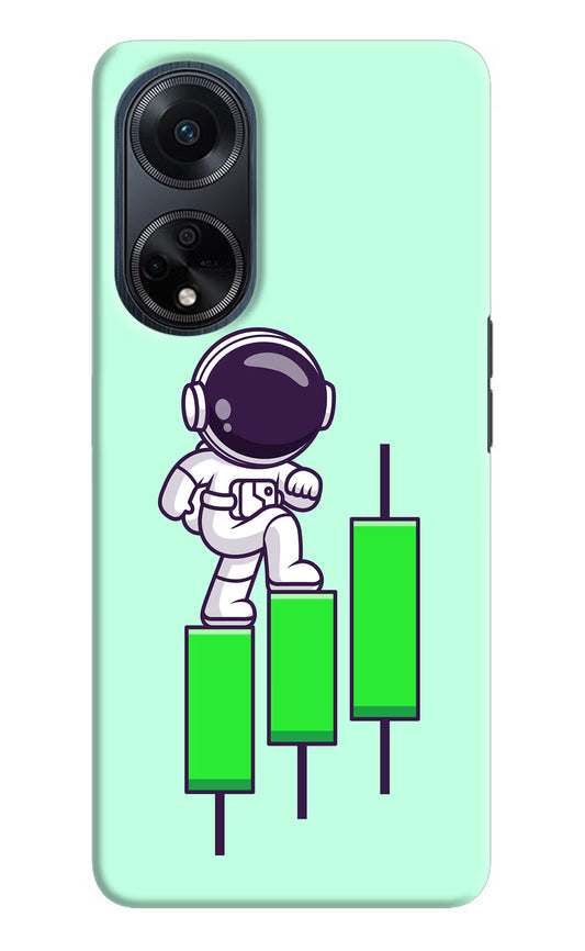 Astronaut Trader Oppo F23 Hard Case Back Cover by Casekaro