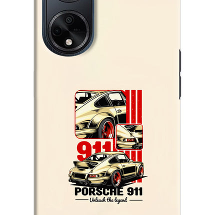 Classic Porsche 911 Oppo F23 Hard Case Back Cover by Casekaro