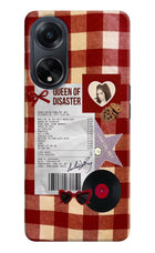 Queen of Disaster Oppo F23 Hard Case Back Cover by Casekaro