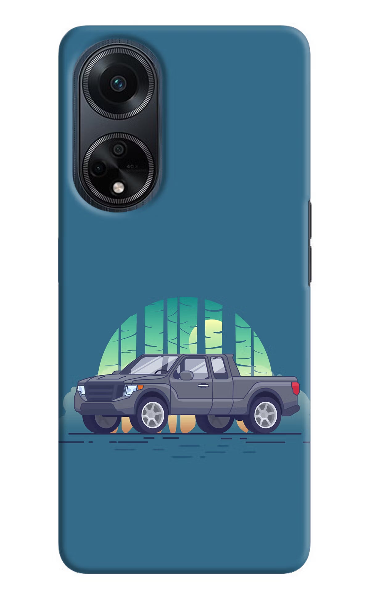 Retro Garage Vibe Oppo F23 Hard Case Back Cover by Casekaro