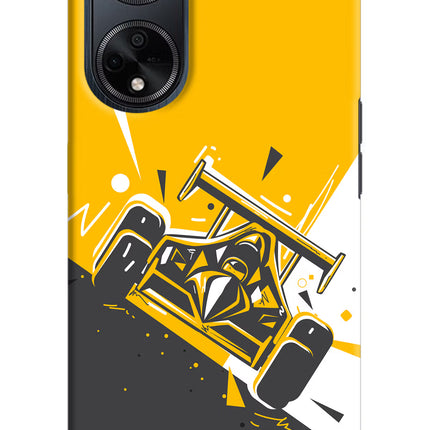 Track King Oppo F23 Hard Case Back Cover by Casekaro