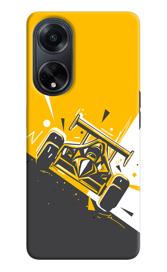 Track King Oppo F23 Hard Case Back Cover by Casekaro