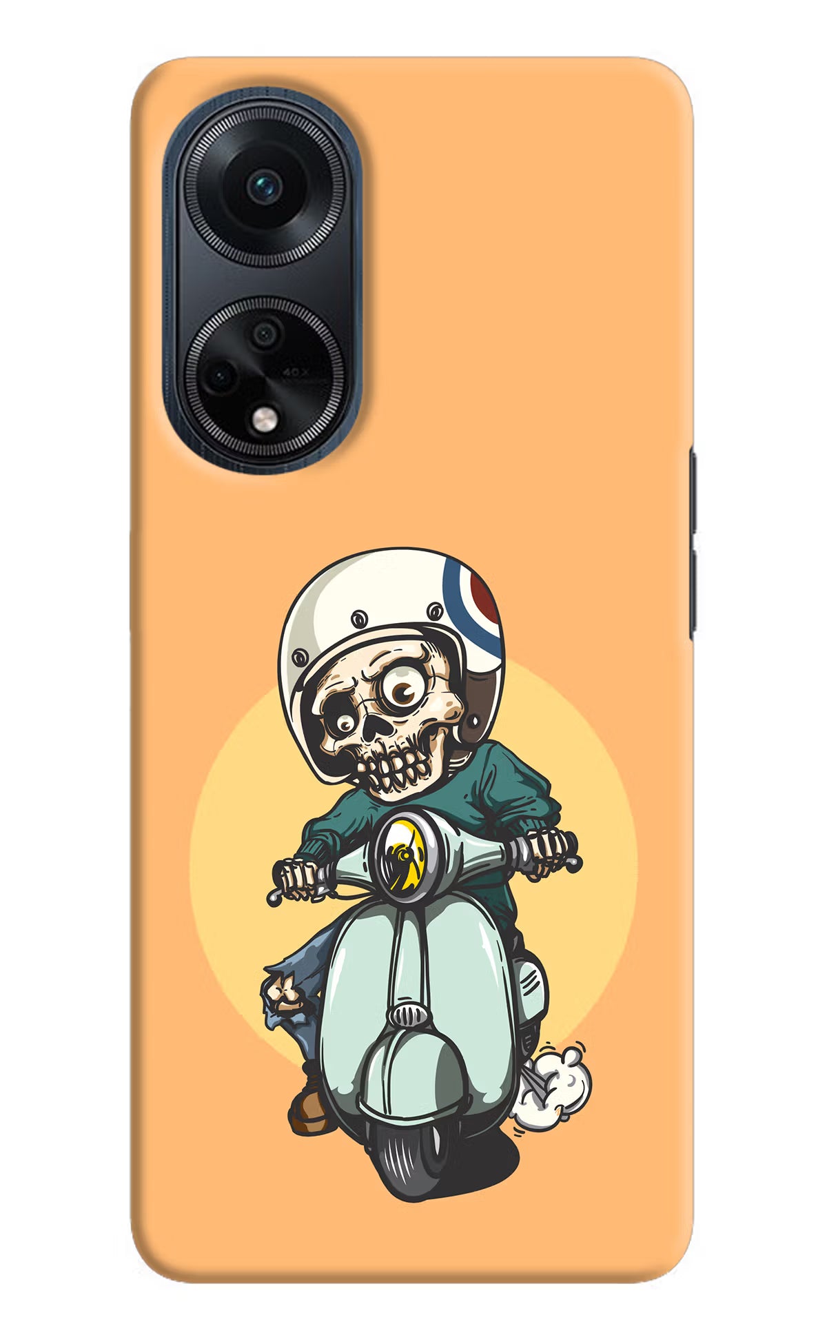 Undead Biker Oppo F23 Hard Case Back Cover by Casekaro