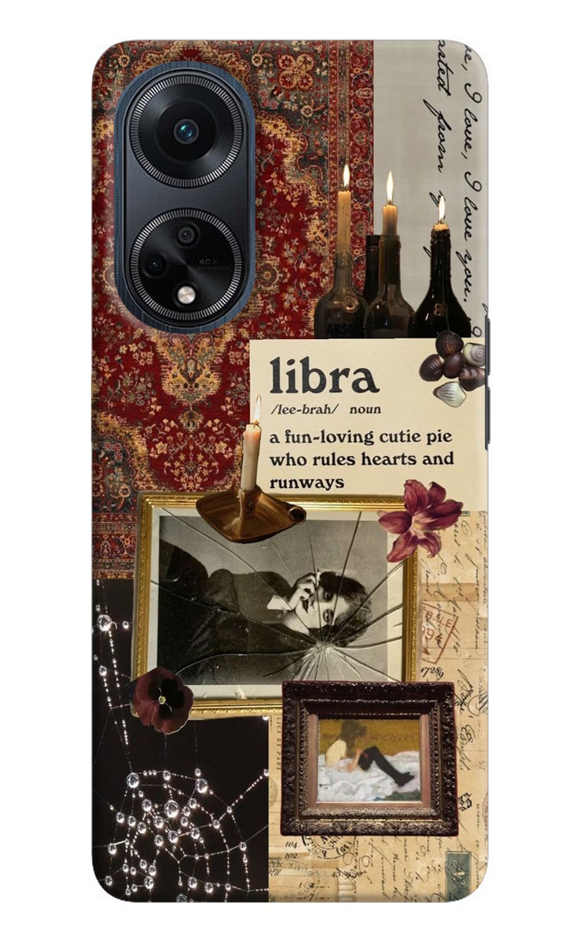 Libra Zodiac Oppo F23 Hard Case Back Cover by Casekaro