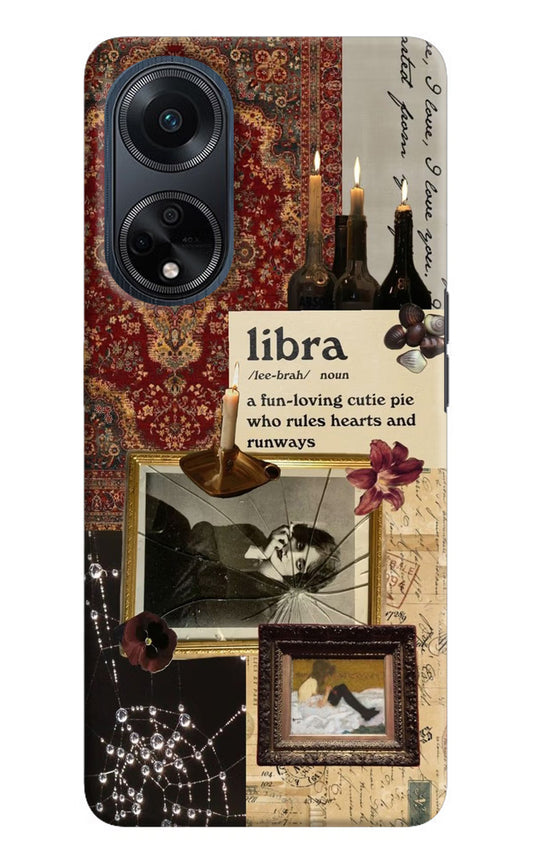 Libra Zodiac Oppo F23 Hard Case Back Cover by Casekaro