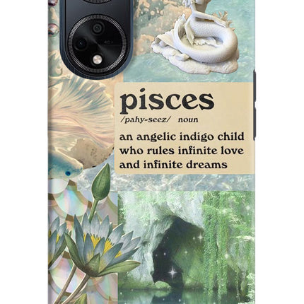 Pisces Zodiac Oppo F23 Hard Case Back Cover by Casekaro
