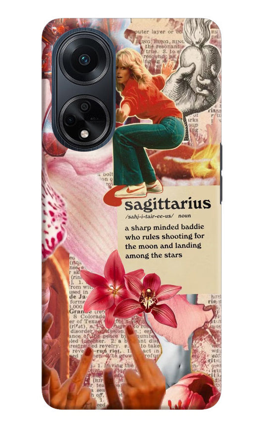 Sagittarius Zodiac Oppo F23 Hard Case Back Cover by Casekaro