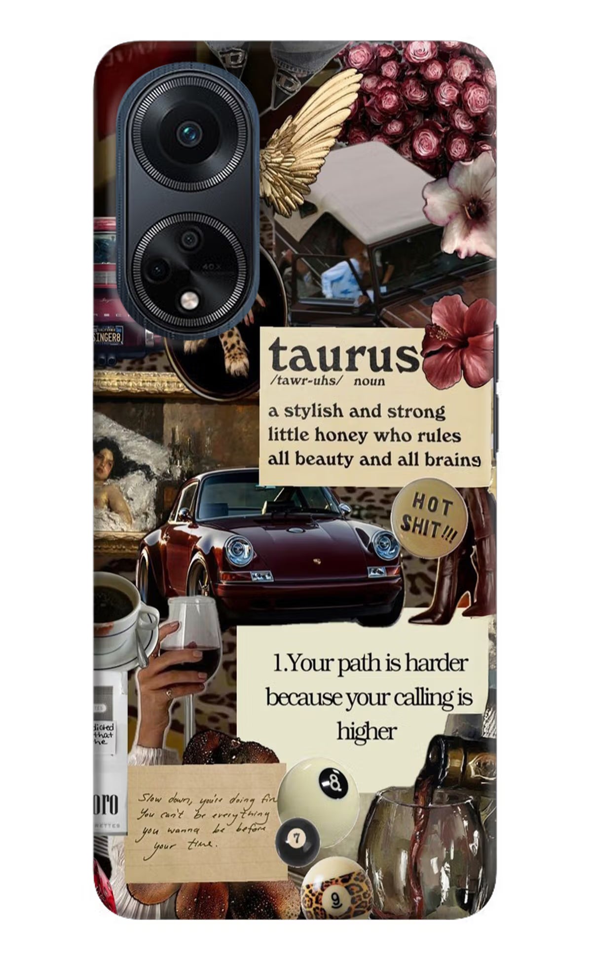 Taurus Zodiac Oppo F23 Hard Case Back Cover by Casekaro