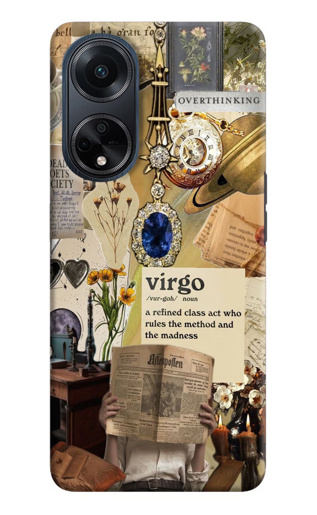 Virgo Zodiac Oppo F23 Hard Case Back Cover by Casekaro