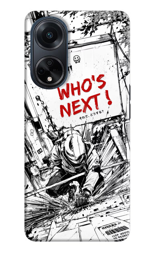 Who's Next Oppo F23 Hard Case Back Cover by Casekaro