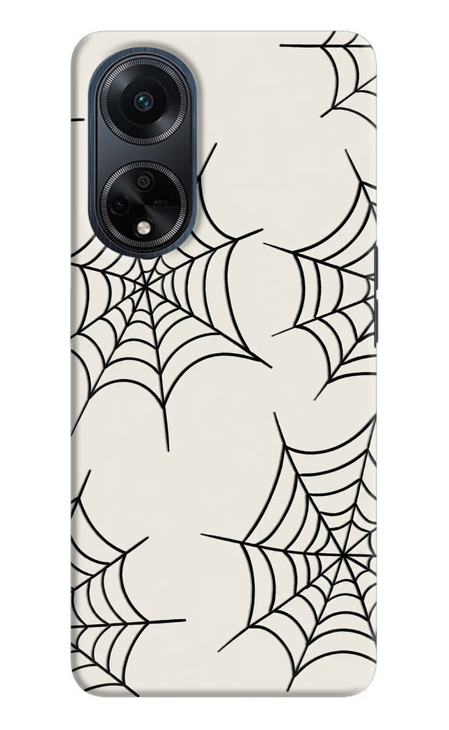Spider Web Oppo F23 Hard Case Back Cover by Casekaro