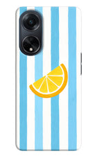 Summer Lemon Oppo F23 Hard Case Back Cover by Casekaro