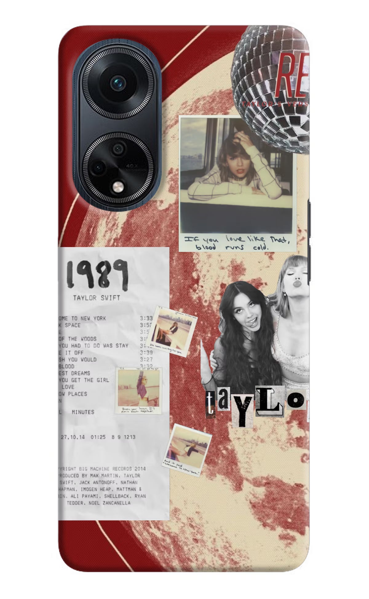 Taylor Swift Oppo F23 Back Cover