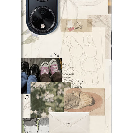 Soft Aesthetic Oppo F23 Hard Case Back Cover by Casekaro