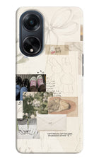 Soft Aesthetic Oppo F23 Hard Case Back Cover by Casekaro