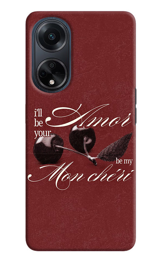 Velvet Cherry Oppo F23 Back Cover