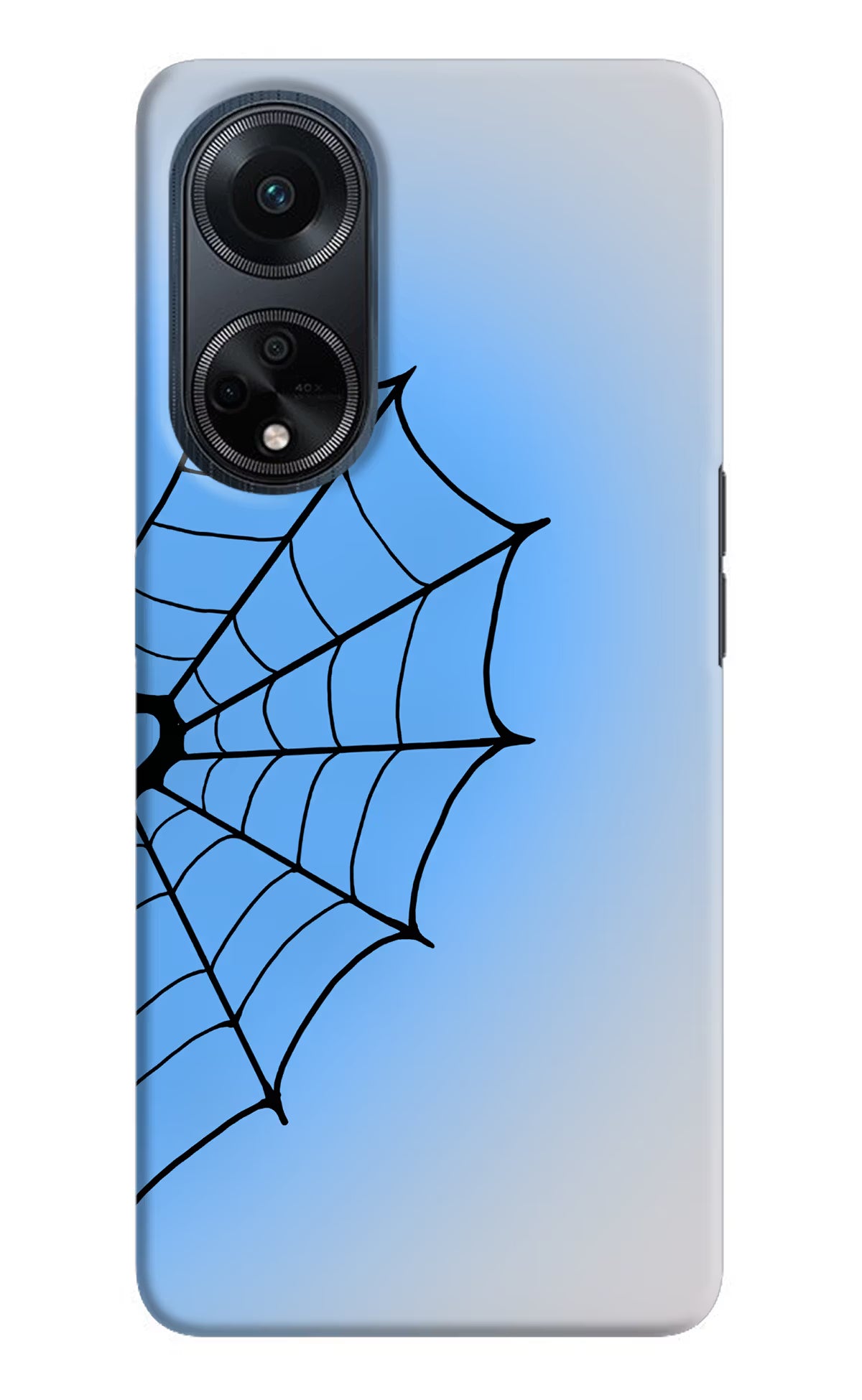 Blue Web Oppo F23 Back Cover