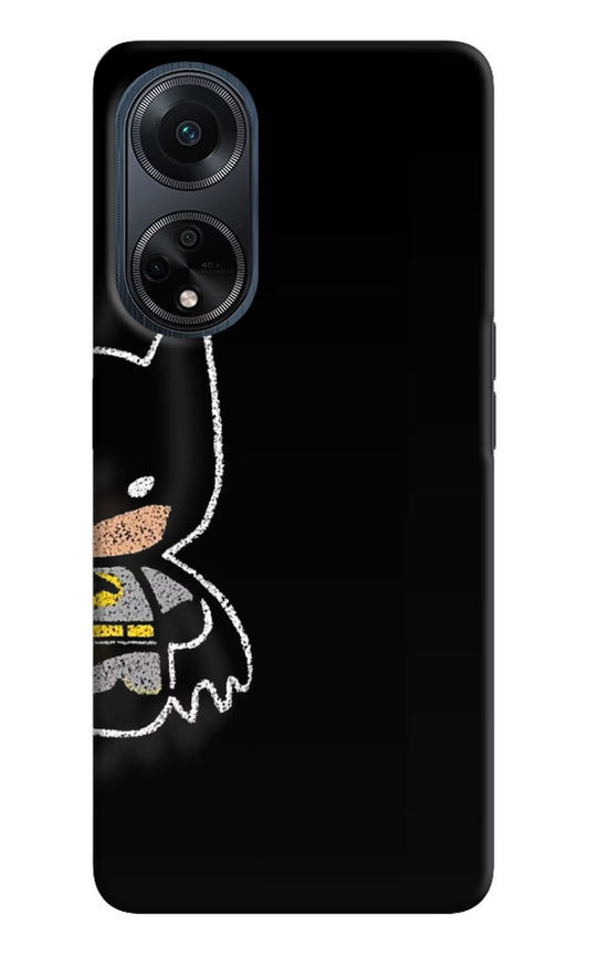 Bat Kitty Oppo F23 Hard Case Back Cover by Casekaro