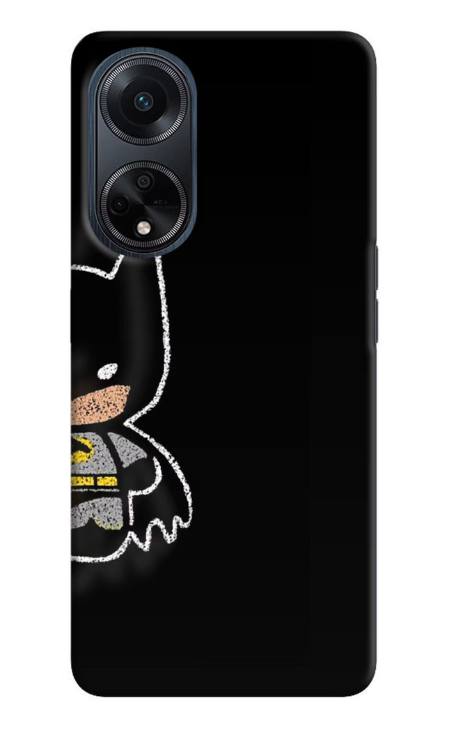 Bat Kitty Oppo F23 Hard Case Back Cover by Casekaro
