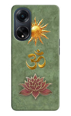Om & Lotus Oppo F23 Back Cover