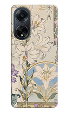 White Lily Oppo F23 Back Cover