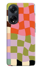 Wavy Grid Oppo F23 Back Cover