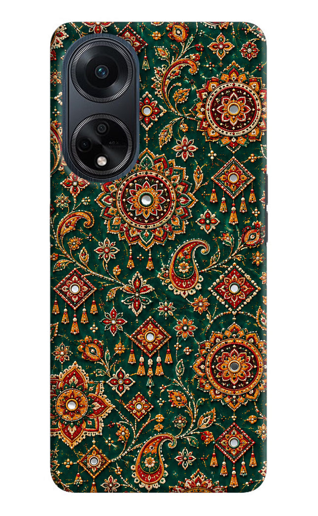 Green Pataka Oppo F23 Hard Case Back Cover by Casekaro