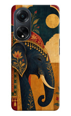Royal Elephant Oppo F23 Hard Case Back Cover by Casekaro