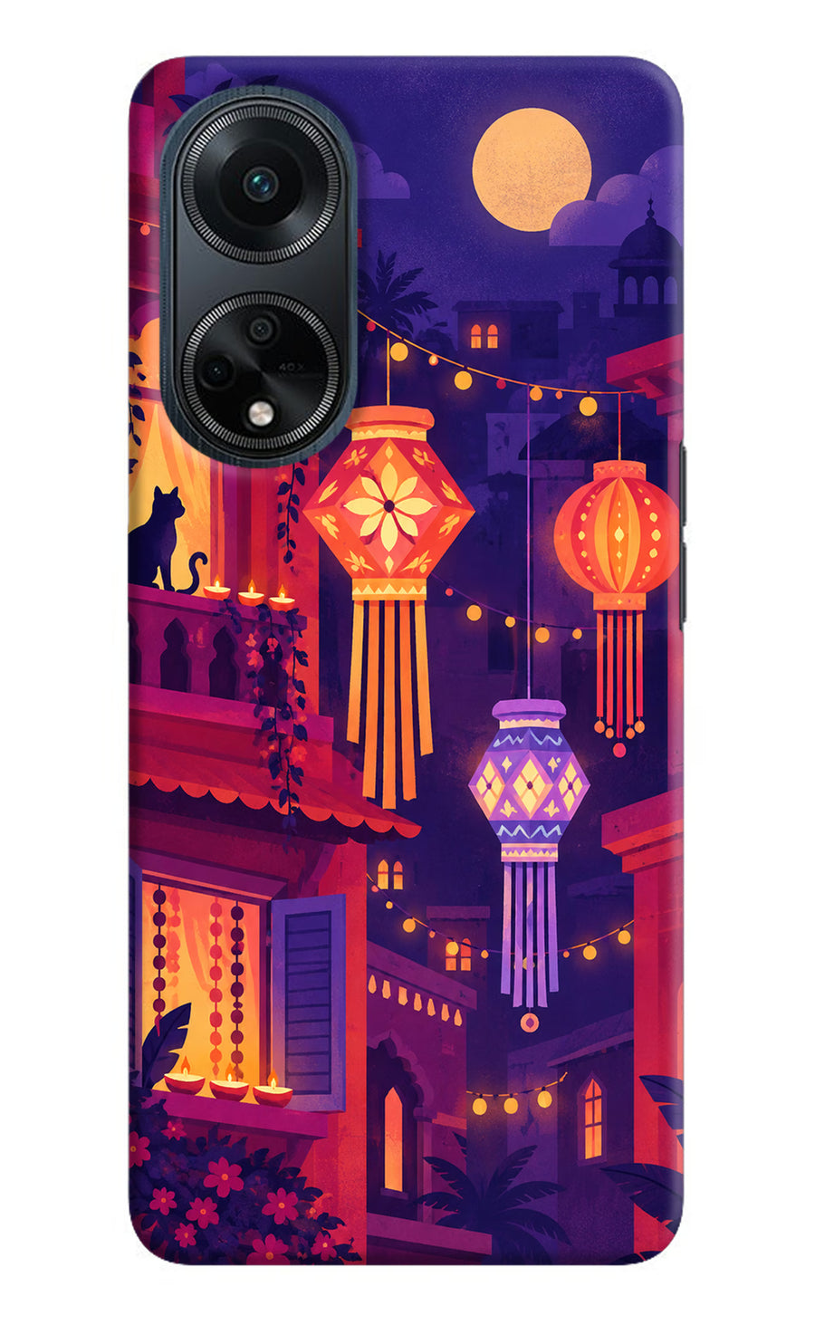 Lantern Lane Oppo F23 Back Cover, Hard case