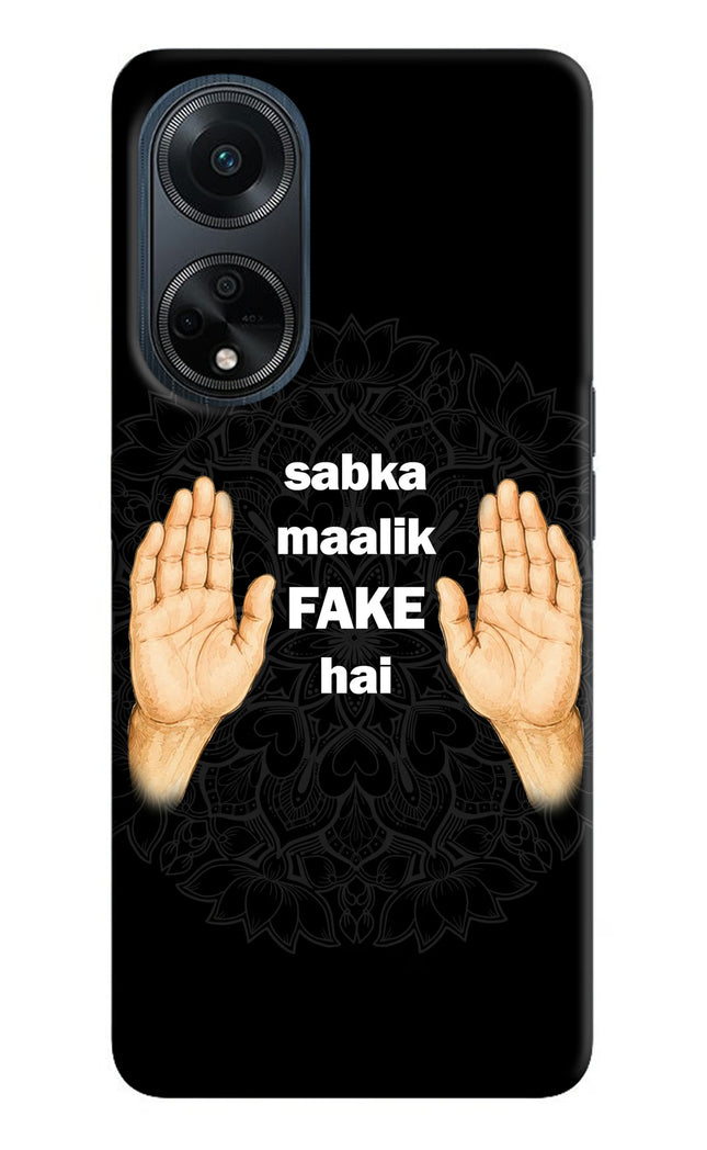 Sabka Malik Fake Oppo F23 Hard Case Back Cover by Casekaro