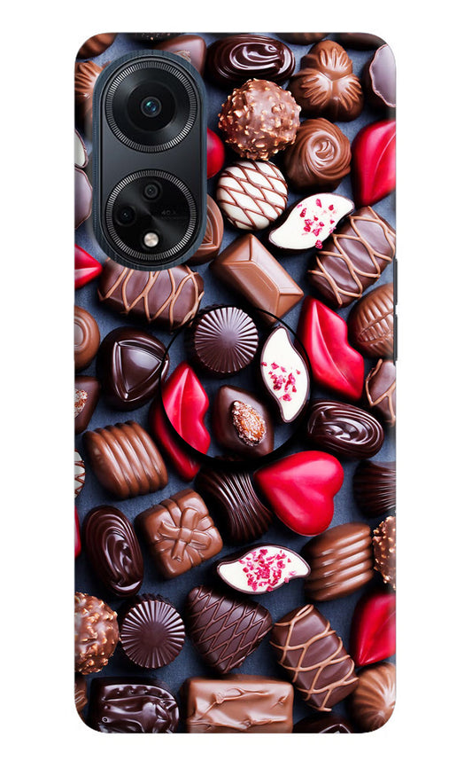 Chocolates Oppo F23 Pop Case by Casekaro