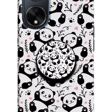 Cute Panda Oppo F23 Pop Case by Casekaro